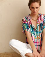 Bluzki damskie - Koszula z drukiem - miniaturka - grafika 1