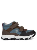 Buty dla chłopców - U.S. Polo Assn. Trzewiki DANIEL001K/DTY1 Brązowy - miniaturka - grafika 1