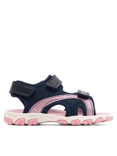 Nelli Blu Sandały CM2110499SG Granatowy - Buty dla dziewczynek - miniaturka - grafika 1