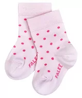 Skarpetki damskie - FALKE Skarpety Little Dot bawełniane niemowlęce białe szare wiele innych kolorów krótkie skarpetki dziecięce z motywem cienkie kolorowe z kropkami 1 para, różowy (Powder Rose 8902), 80/92 cm - miniaturka - grafika 1
