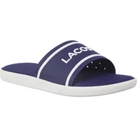 Klapki i japonki damskie - Lacoste L 30 Slide 118 1 Caw 2B9 Purple granatowe - miniaturka - grafika 1