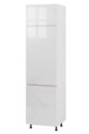 Meble kuchenne - Rimini Słupek Wysoki Lewy D-60-220 Hk-Xs Blum Biały Połysk - miniaturka - grafika 1