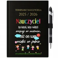 Kalendarze - Zestaw Kalendarz 25/26 + Długopis Prezent Dla Nauczyciela Widzi Więcej - miniaturka - grafika 1