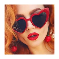 Okulary przeciwsłoneczne - Okulary przeciwsłoneczne HEART RED OK272WZ4 - miniaturka - grafika 1