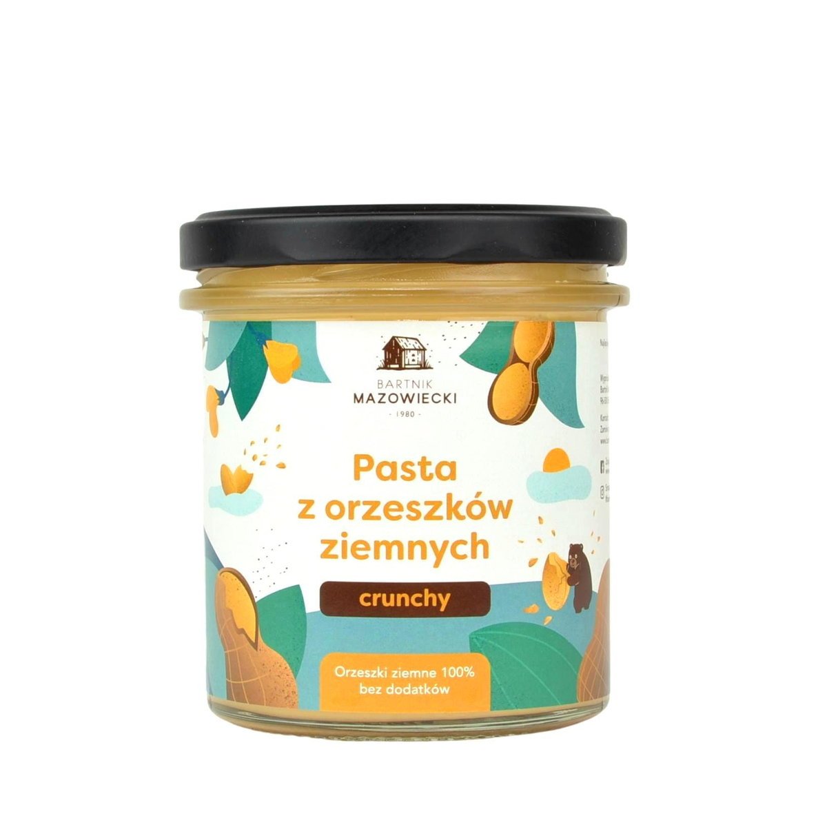 Pasta z orzechów ziemnych crunchy / Bartnik Mazowiecki