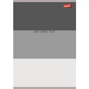 Unipap zeszyt okładka laminowana A5, 60 kartek, krata, matematyka ze ściągą COLOR STRIPES - Zeszyty szkolne - miniaturka - grafika 1