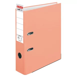 Segregator A4 8Cm Protect Łososiowy Max.File Herlitz - Segregatory - miniaturka - grafika 1