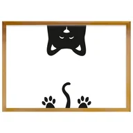 Wyposażenie pokoiku dziecięcego - Obrazek Funny Band cat 21x30cm - miniaturka - grafika 1