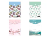 Teczki i skoroszyty - Teczka kopertowa na zatrzask M A6 PP dziecięcy mix - MFP - miniaturka - grafika 1