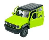 Samochody i pojazdy dla dzieci - WELLY SUZUKI JIMNY ZIELONY 1:34 SAMOCHÓD NOWY METALOWY MODEL - miniaturka - grafika 1