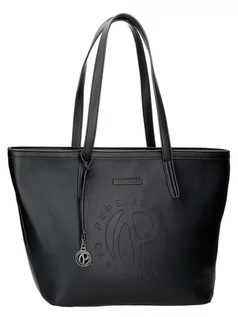 Torebki damskie - Pepe Jeans Shopper bag w kolorze czarnym - 42 x 29 x 11 cm - grafika 1