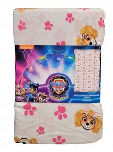 Carbotex Prześcieradło Bawełniane Jersey Psi Patrol 90 X 200 X 25 Cm 577 - Prześcieradła dla dzieci - miniaturka - grafika 1
