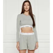 Piżamy damskie - Calvin Klein Underwear Bluzka | Cropped Fit - miniaturka - grafika 1
