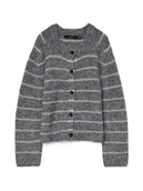 Swetry damskie - Vero Moda Kardigan w kolorze szarym - miniaturka - grafika 1