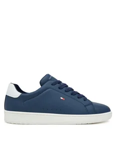 Tommy Hilfiger Sneakersy Low Cut Lace-Up T3X9-34073-1355X D Granatowy - Buty dla chłopców - miniaturka - grafika 1