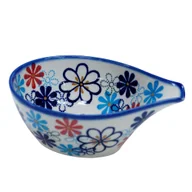 Świeczniki - Ceramiczna podstawka na łyżkę Ceramika Bolesławiec - miniaturka - grafika 1