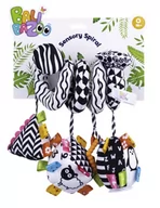 Zabawki interaktywne dla dzieci - BaliBaZoo Kontrastowa Spirala Sensory do wózka - miniaturka - grafika 1