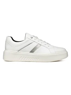 Geox Sneakersy w kolorze białym - Trampki damskie - miniaturka - grafika 1