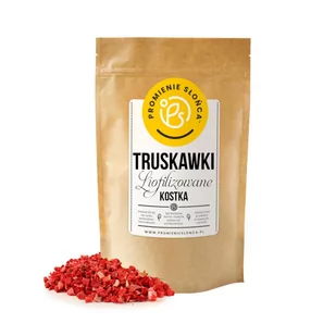 Truskawka kostka liofilizowana 20g - Owoce świeże i suszone - miniaturka - grafika 1