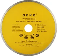 Tarcze do pił - Geko tarcza diamentowa 180mmx25,4 pełna G00242 - miniaturka - grafika 1