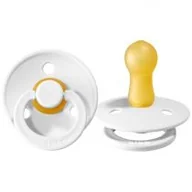 Smoczki uspokajające - Bibs Bibs Smoczek Uspokajający Kauczuk BABY WHITE S | szybka  | szeroki wybór smoczków uspokajających - miniaturka - grafika 1