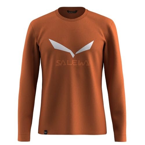 Salewa Męska koszulka z logo Solid Logo Dry M L/S Tee