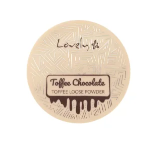 LOVELY Toffe Chocolate Loose Powder Czekoladowy, matowy puder brązujący do twarzy i ciała z ekstraktem z Nasion Kakao 8g - Pudry do twarzy - miniaturka - grafika 1