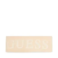 Czapki damskie - Opaska materiałowa Guess V5BZ06 Z3362 Beżowy - miniaturka - grafika 1