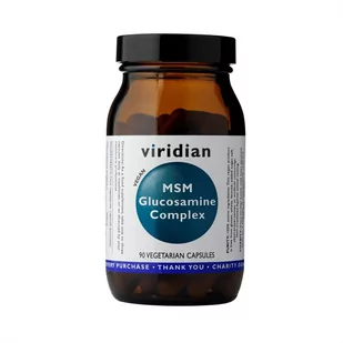Viridian MSM Glucosamine Complex 90 kapsułek - Stawy, mięśnie, kości - miniaturka - grafika 1