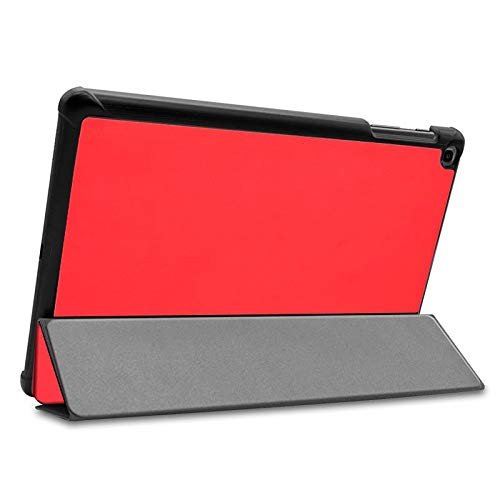 Fajne etui na Samsung Galaxy Tab A (2019) T510 / T515 Sztuczna skóra Zwykły Czerwony 10.1 ciąg