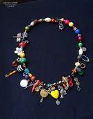 Naszyjniki - Naszyjnik z przymrużeniem oka dla kogoś z fantazją Unikalny prezent handmade - miniaturka - grafika 1