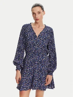 Pepe Jeans Sukienka codzienna Anna PL953639 Niebieski Regular Fit - Sukienki - miniaturka - grafika 1