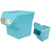 Kosze na śmieci - Pojemnik do przechowywania VegBOX 24 x 34 x 27 cm niebieski - miniaturka - grafika 1