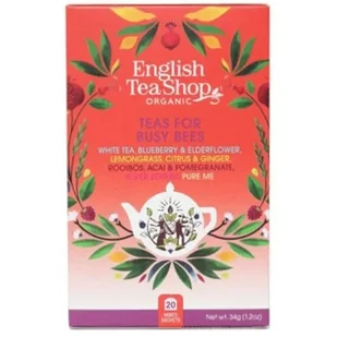 Teas for Busy Bees - Zestaw 20 saszetek herbat mix 5 smaków, ekologiczne - Herbata - miniaturka - grafika 1