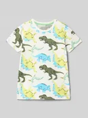 Koszulki dla chłopców - T-shirt z nadrukowanym motywem - miniaturka - grafika 1