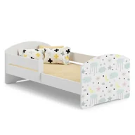 Łóżka dla dzieci i młodzieży - Łóżko dziecięce LUK z barierką 160x80 Gwiazdki - miniaturka - grafika 1