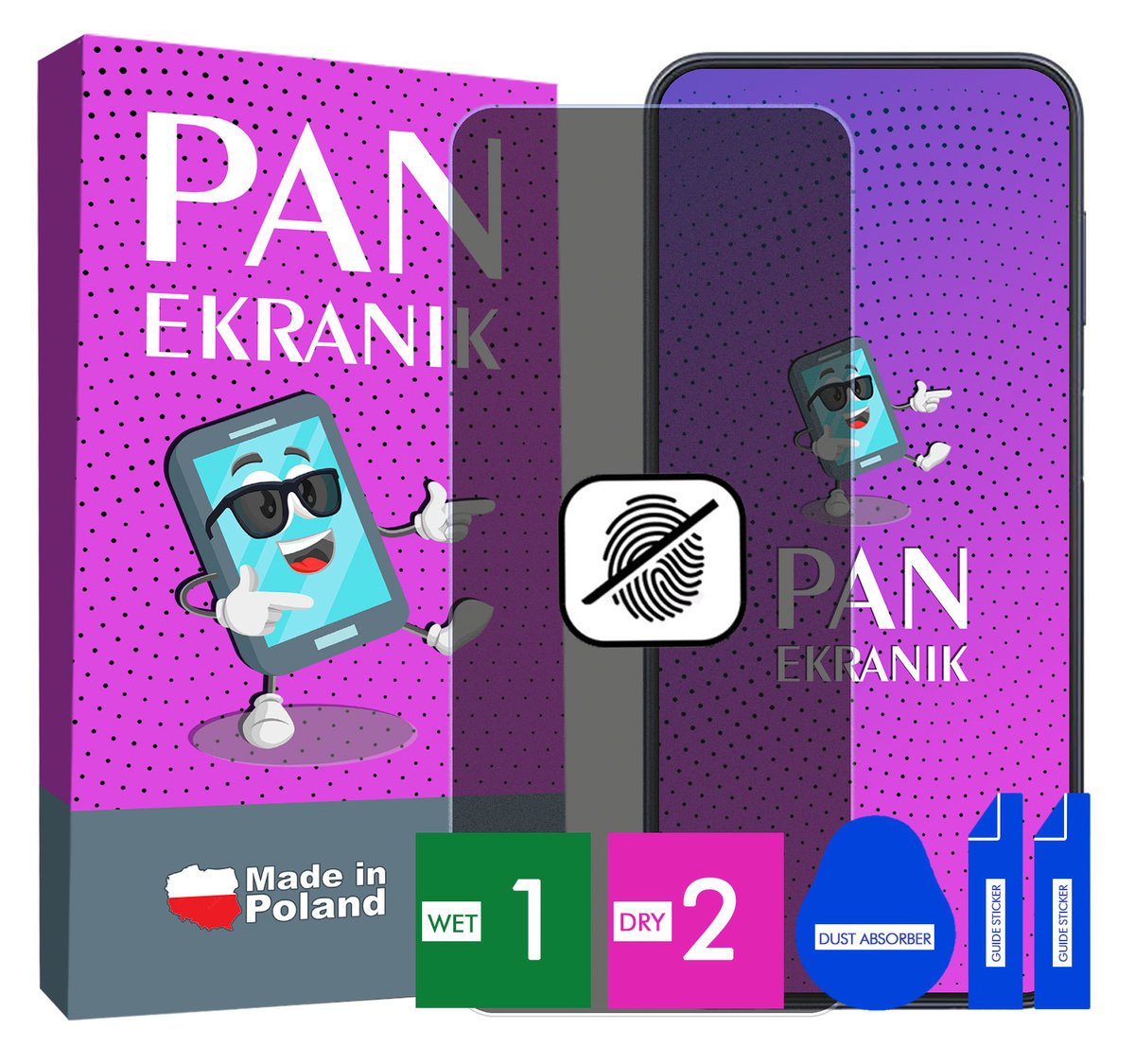 FOLIA 5D PRYWATYZUJĄCA MATOWA DO SAMSUNG GALAXY M14 5G CAŁY EKRAN