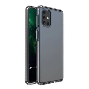Spring Case pokrowiec żelowe etui z kolorową ramką do Samsung Galaxy M51 czarny - Etui i futerały do telefonów - miniaturka - grafika 1