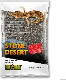 Exo Terra Podłoże Stone Desert, czarna pustynia, 10kg - Podłoże do terrarium - miniaturka - grafika 1