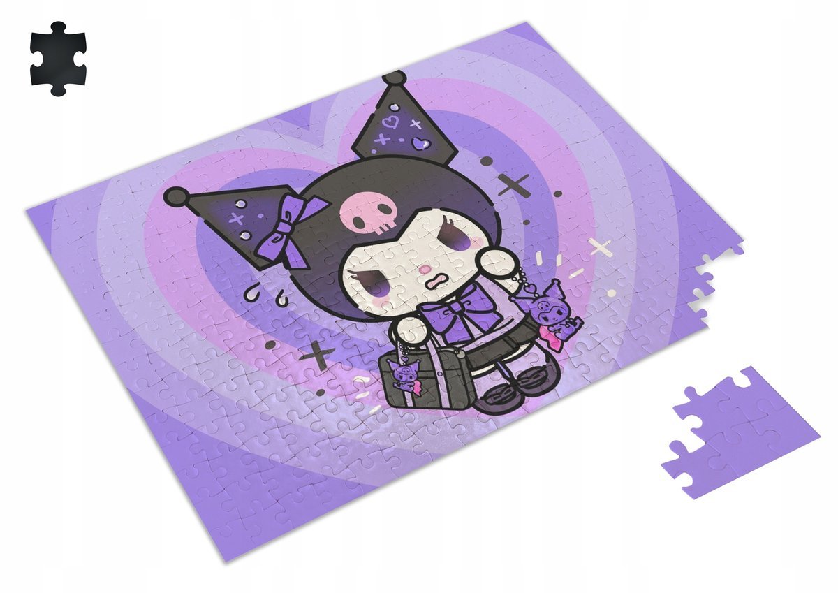 Puzzle KUROMI HELLO KITTY Cinnamoroll A3 252 el z Nadrukiem + IMIĘ 51