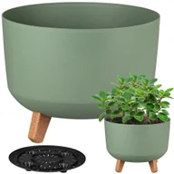 Donice - Doniczka GRACIA STANDARD - ziemisty zielony DGRL350-5615C Prosperplast - miniaturka - grafika 1