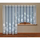 Firany - Firanka żakardowa odpasowana z wszytą taśmą marszczącą 250 x 200 cm - miniaturka - grafika 1