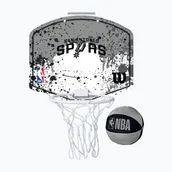 Koszykówka - Zestaw do mini-koszykówki Wilson NBA Team Mini Hoop San Antonio Spurs - miniaturka - grafika 1