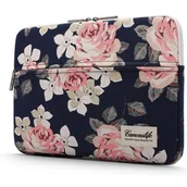 Torby na laptopy - CANVASLIFE CANVASLIFE SLEEVE POKROWIEC NA MACBOOK PRO 15 NAVY ROSE 11076 - miniaturka - grafika 1