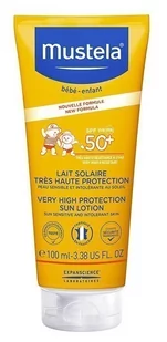 Mustela Sun SPF50+ - mleczko przeciwsłoneczne do twarzy 40ml - Balsamy i oliwki dla dzieci - miniaturka - grafika 1