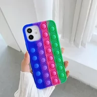 Etui i futerały do telefonów - Etui Anti-Stress iPhone 11 BOX granat/róż/malina/pistacja - miniaturka - grafika 1