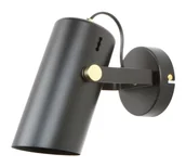 Lampy ścienne - A6025 RESI KINKIET CZARNY MAT-ZŁOTO - miniaturka - grafika 1