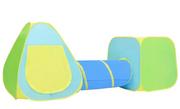 Gryzaki dla dzieci - shumee Namiot do zabawy dla dzieci ze 100 piłeczkami kolorowy - miniaturka - grafika 1