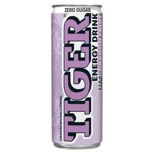 Tiger Zero cukru Napój gazowany o smaku dragon fruit 250 ml - Napoje energetyczne i izotoniczne - miniaturka - grafika 1