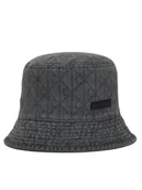 Czapki damskie - Calvin Klein Kapelusz Denim Emblem Burnout Bucket LV04F5043G Szary - miniaturka - grafika 1